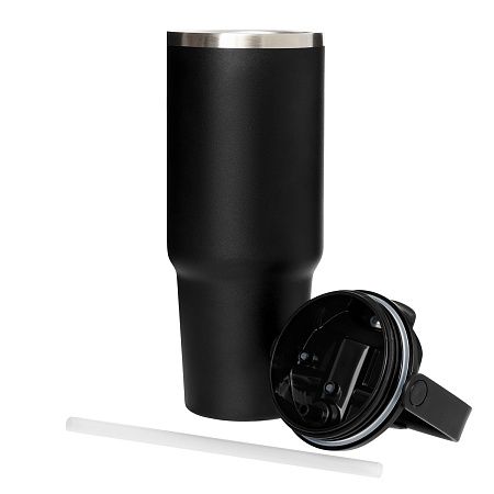 Термокружка вакуумная Монтана (Montana), черный