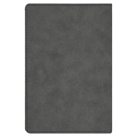 Ежедневник City Nuba А5, недатированный, в твердой обложке с поролоном, темно-серый