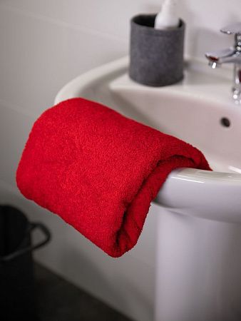 Полотенце Odelle, большое, красное