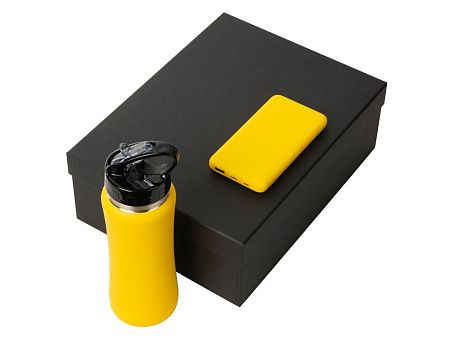 Подарочный набор «COLOR IT» с бутылкой для воды и повербанком 