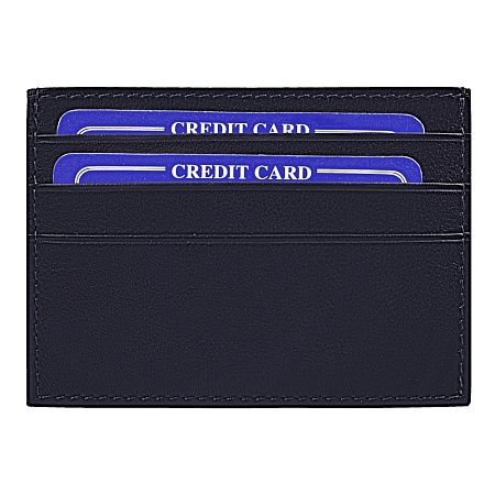 Кошелек с картхолдером для кредитных карт Leather Dream из нат. кожи, синий