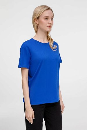 Футболка унисекс Senti, ярко-синяя, размер S