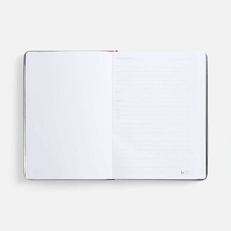 Ежедневник Metal Frame на заказ, датированный, красный