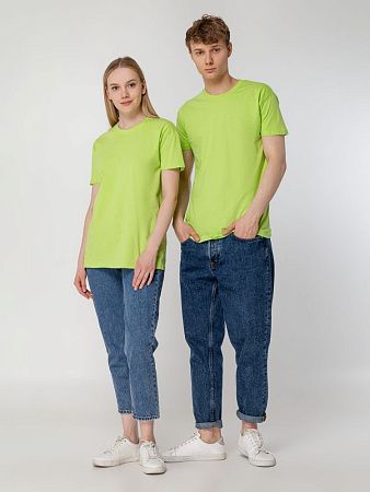 Футболка унисекс Regent 150, зеленое яблоко, размер 5XL