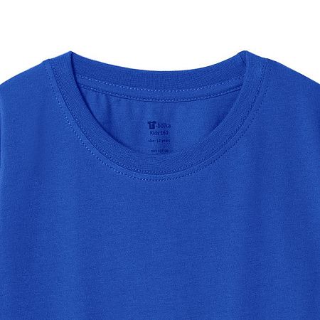 Футболка детская T-Bolka Kids, ярко-синяя, размер 8 лет (118-128 см)