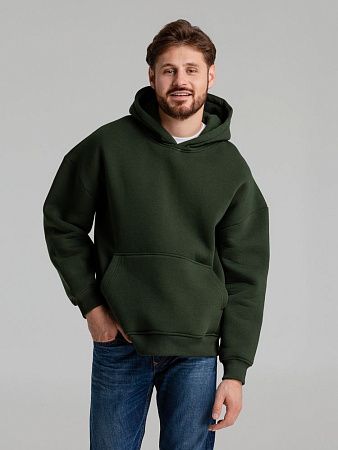Худи Kulonga Oversize, темно-зеленый (хаки), размер XS/S
