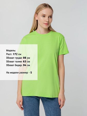 Футболка унисекс T-bolka 140, зеленое яблоко, размер XXL