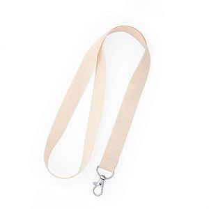 Ланъярд из хлопка ROOMER, БЕЖЕВЫЙ