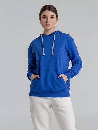 Толстовка с капюшоном Unit Kirenga, ярко-синяя, размер XS