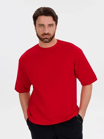 Джемпер с коротким рукавом Siluetti Volumica, красный, размер XS/S