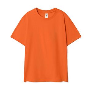 Футболка детская Regent Kids 150, оранжевая под нанесение