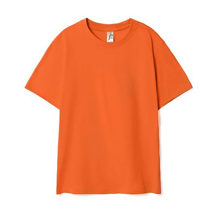 Футболка детская Regent Kids 150, оранжевая, размер 4 года (96-104 см)