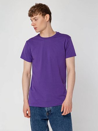 Футболка унисекс T-Bolka 160, фиолетовая, размер L v2