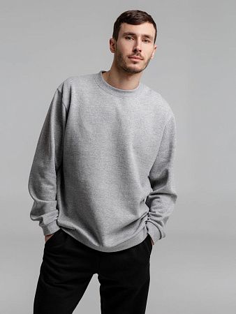 Толстовка Spider 260, серый меланж, размер S