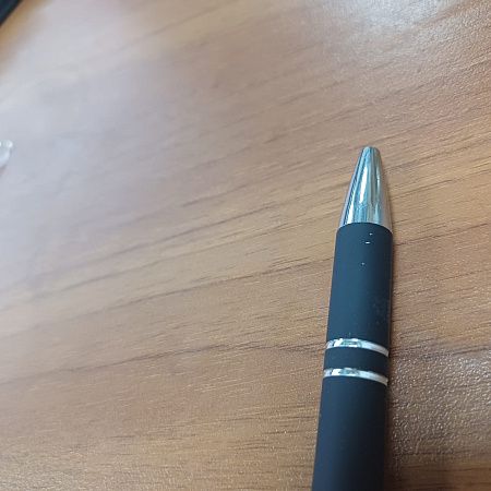 Ручка-стилус металлическая шариковая «Sway» soft-touch