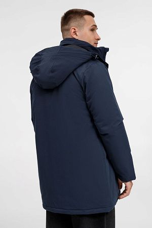 Куртка-парка унисекс Sfera, темно-синяя, размер S