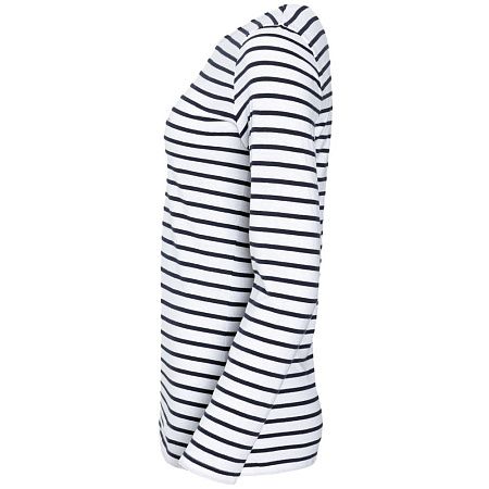 Футболка женская Marine Women, белая с темно-синим, размер XXL