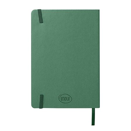 Ежедневник недатированный Shady, А5,  зеленый, кремовый блок в линейку, темно-зеленый обрез