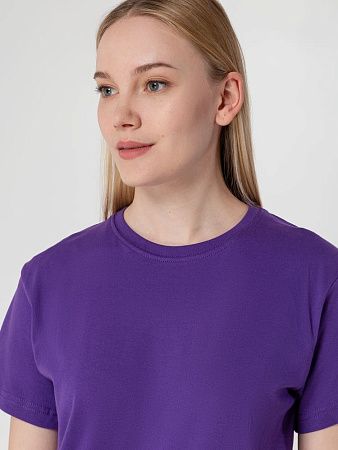 Футболка унисекс T-Bolka 160, фиолетовая, размер L v2