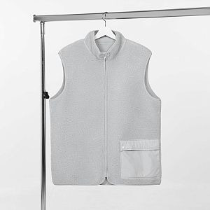 Жилет унисекс Oblako, светло-серый, размер XL/2XL