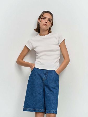 Футболка женская Sara, серый меланж, размер XS