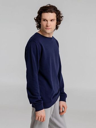 Свитшот унисекс BNC Inspire (Organic), темно-синий, размер XS