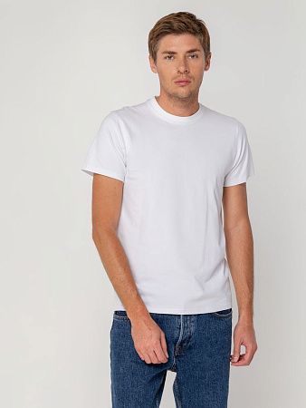 Футболка мужская T-bolka Stretch, белая, размер S