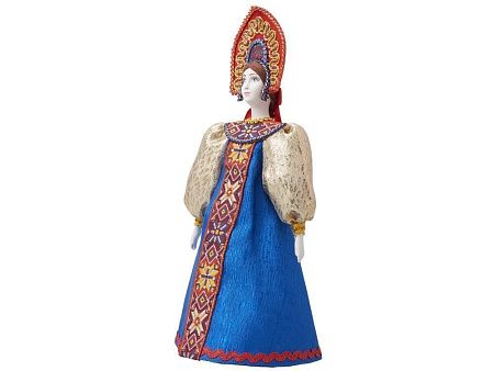 Подарочный набор: кукла фарфоровая, чай "Малина с мятой"