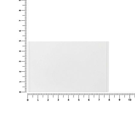 Лейбл из ПВХ Dzeta, ХL, белый