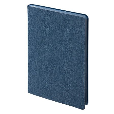 Ежедневник Flexy Cambric А5, синий, недатированный, в гибкой обложке