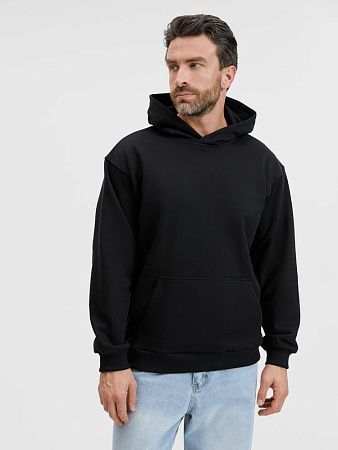 Худи унисекс оверсайз Songo, черное, размер XS/S