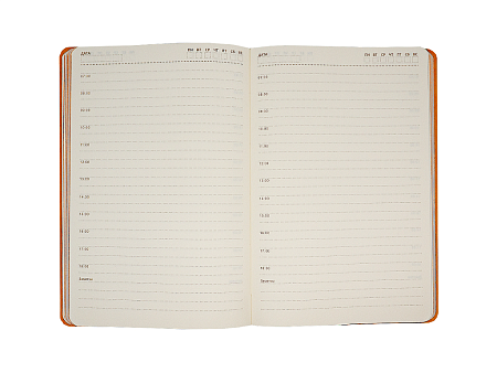 Ежедневник Flexy Asstra Petrus A5, оранжевый, недатированный, в гибкой обложке