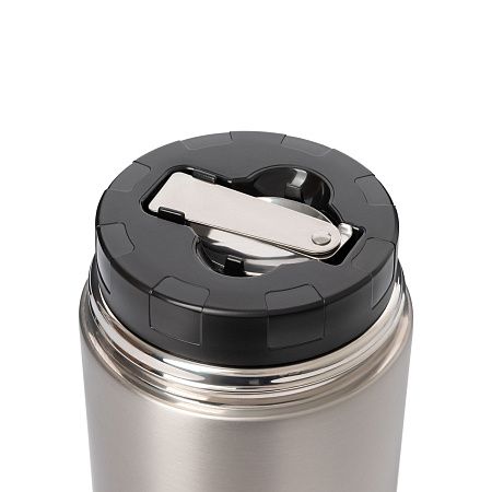 Термос для еды Бенто (Bento), серебряный