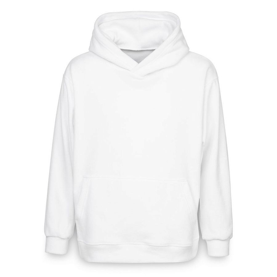 Худи флисовое унисекс Manakin, белое, размер XL/2XL