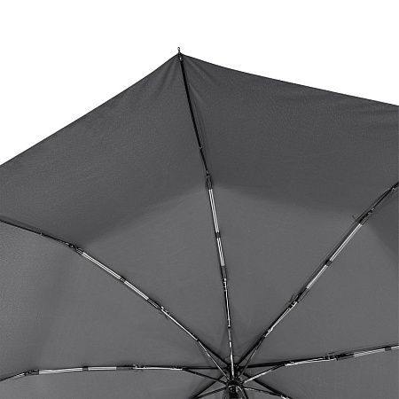 Зонт складной автоматический, Forest Lotus, диаметр 100 см, радиус 23 дюйма, 9 панелей, без подарочной коробки, серый