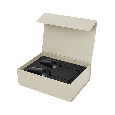 Подарочный набор 2 бокала для вина Тоскана (Toscana) в серой коробке