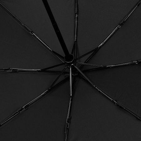 Зонт складной Smooth Move с плавным закрытием, черный