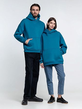 Худи Kulonga Oversize, бирюзовое, размер XS/S
