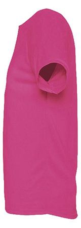 Футболка унисекс Sporty 140, розовый неон, размер XXS