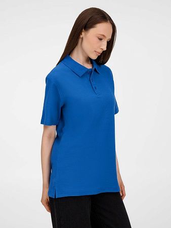 Рубашка поло унисекс Tervise, ярко-синяя, размер S
