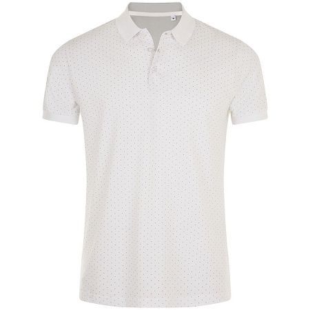 Рубашка поло мужская Brandy Men, белая с темно-синим, размер XXL