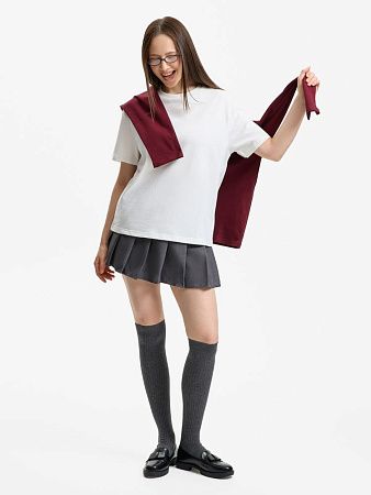 Футболка унисекс Durington, белая, размер XS/S