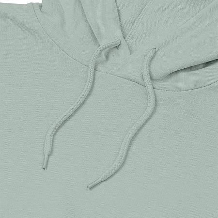 Толстовка с капюшоном унисекс Hoodie, серо-зеленая, размер XS