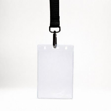 Лента для бейджа Flat, с карабином