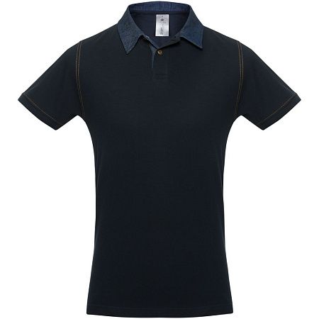 Рубашка поло мужская DNM Forward темно-синяя, размер S