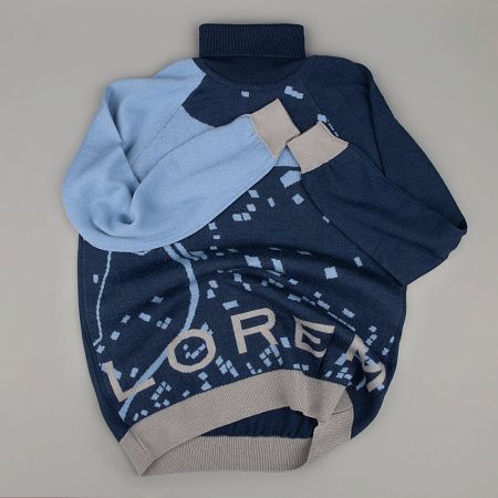 Джемпер на заказ Tricksy Net Reglan, полушерсть, размер L