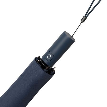 Зонт складной Филтон (Filton), синий с системой безопасности (Safety System)