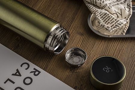 Термос Reactor металлик с датчиком температуры