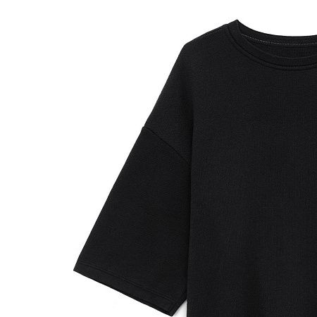 Джемпер с коротким рукавом Siluetti Volumica, черный, размер M/L