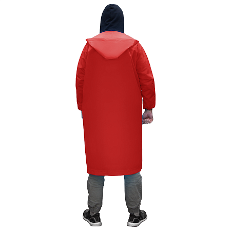 Дождевик RainForest, унисекс, материал EVA, размер XL-XXL, красный